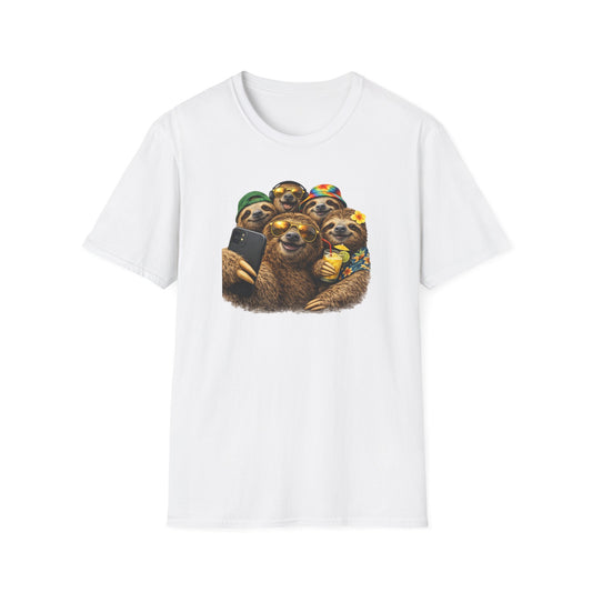 SELFIE TIME - SLOTH STYLE - Unisex Softstyle T-Shirt