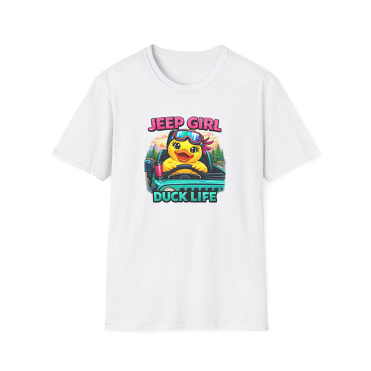 JEEP GIRL-DUCK LIFE - Unisex Softstyle T-Shirt