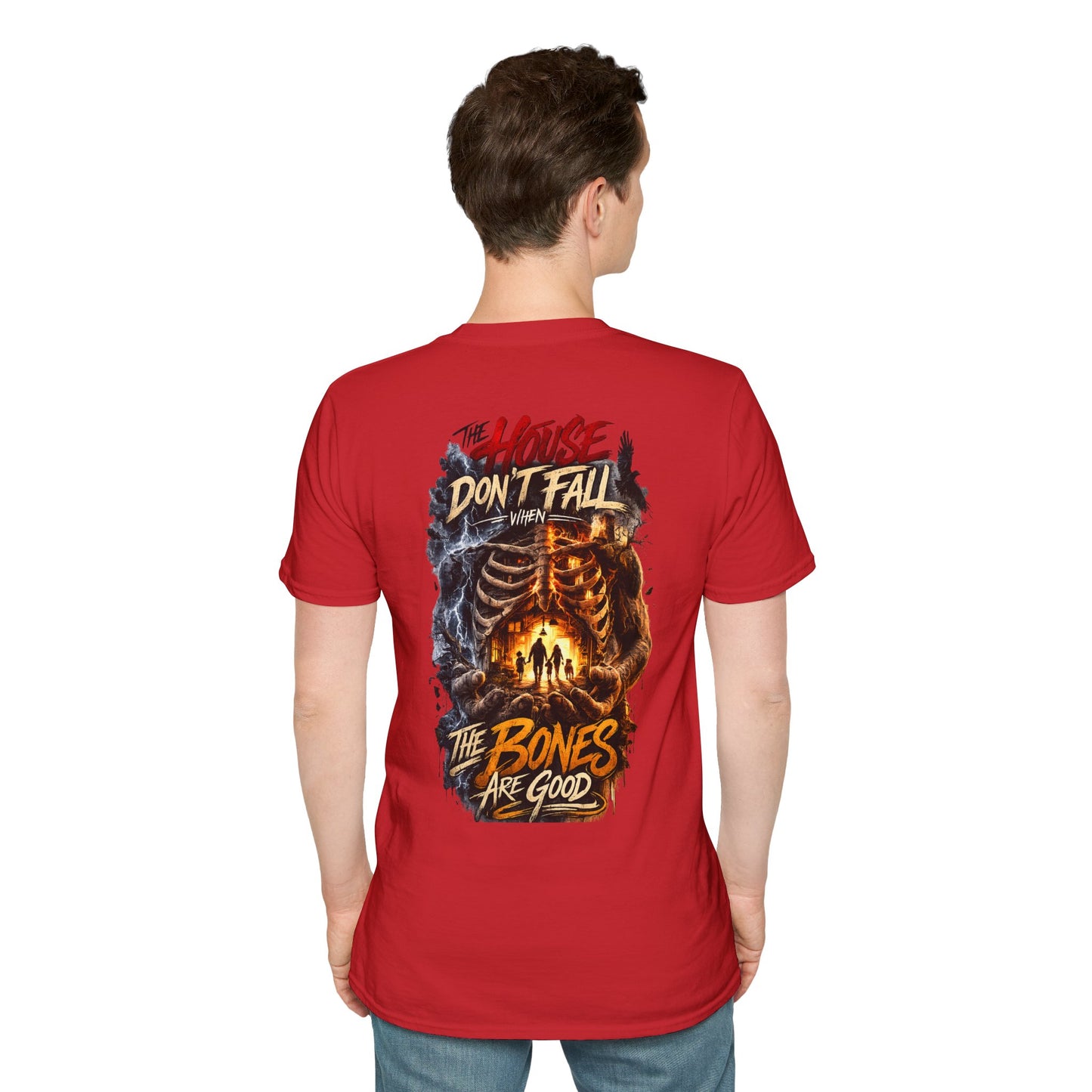 HOUSE DON'T FALL - (Front/Back Print) Unisex Soft Style T-Shirt