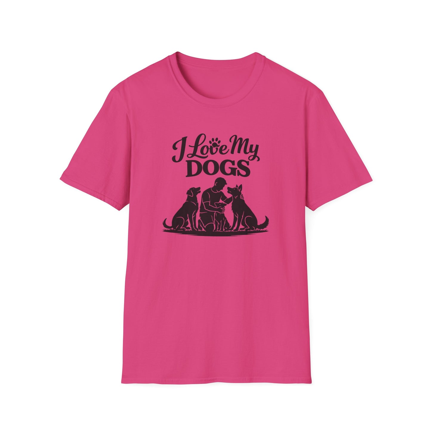 I LOVE MY DOG - Unisex Soft Style T-Shirt