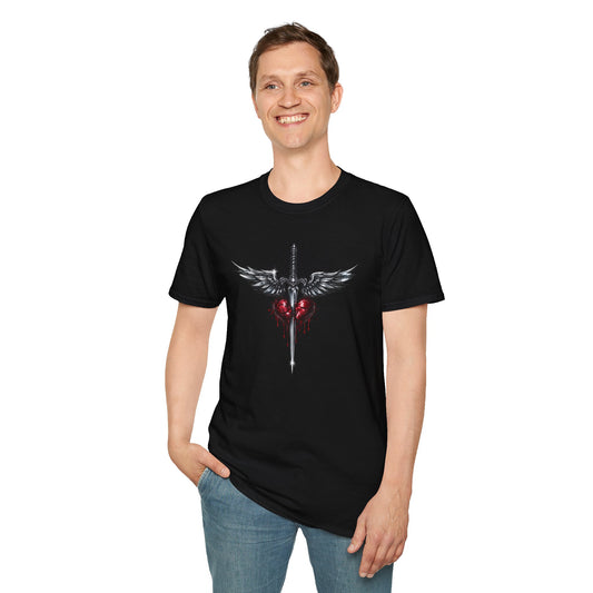 SWORD IN HEART - Unisex Soft Style T-Shirt