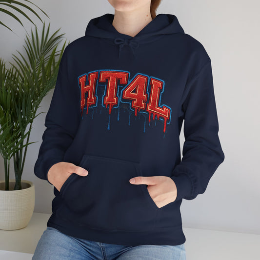 HT4L Hoodie | Houston Texans 4 Life Streetwear Graphic Unisex Pull-Over