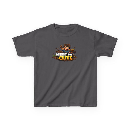 MESSY BUT CUTE - Kids Cotton Tee