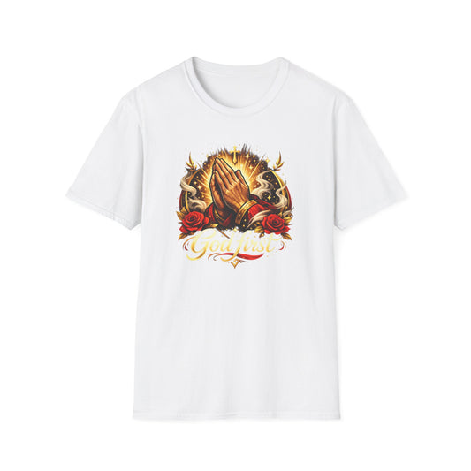 GOD FIRST - Unisex Soft Style T-Shirt