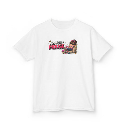 I RUN THIS HOUSE - Kids Cotton Tee