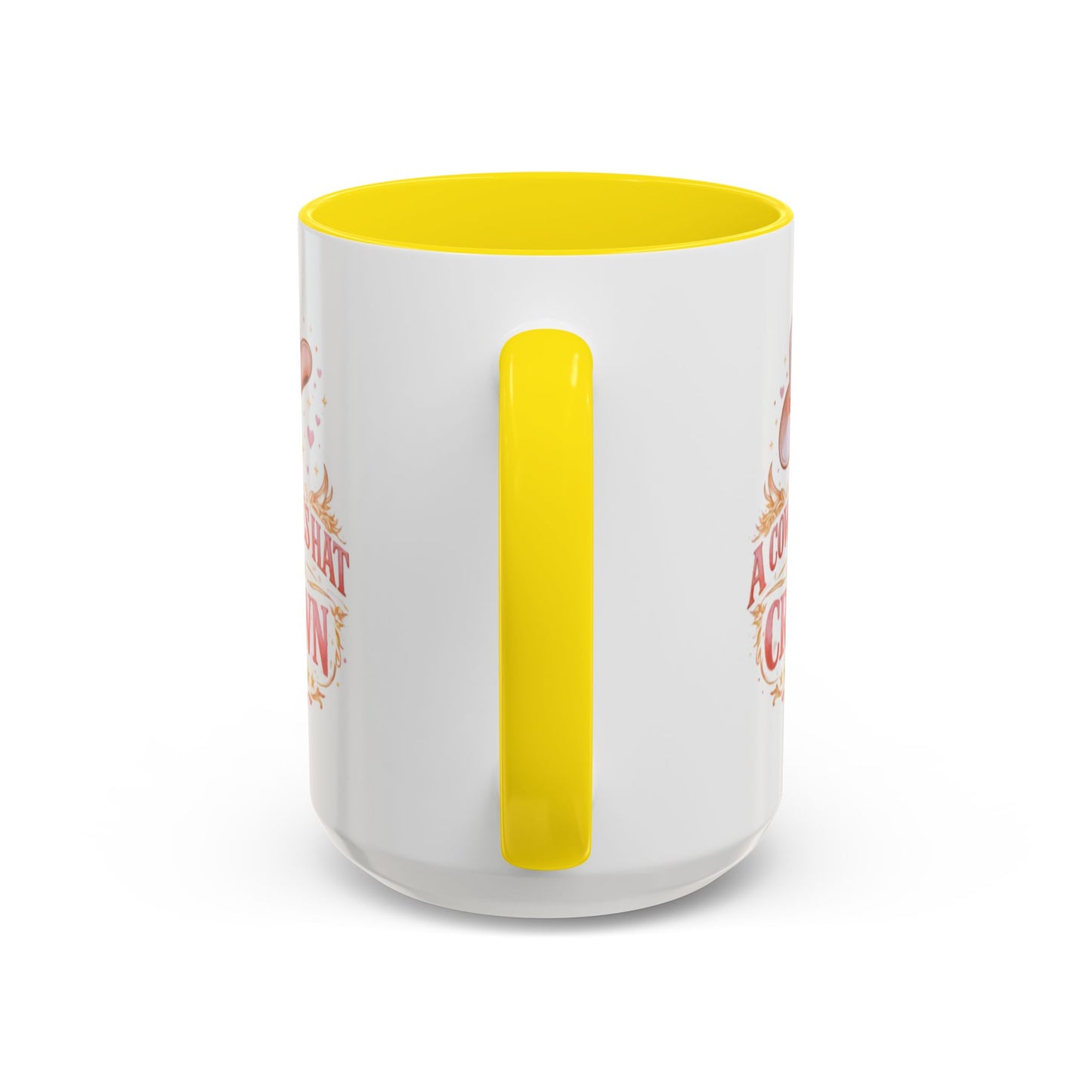A COWGIRL'S HAT IS HER CROWN - Accent Coffee Mug (11, 15oz)