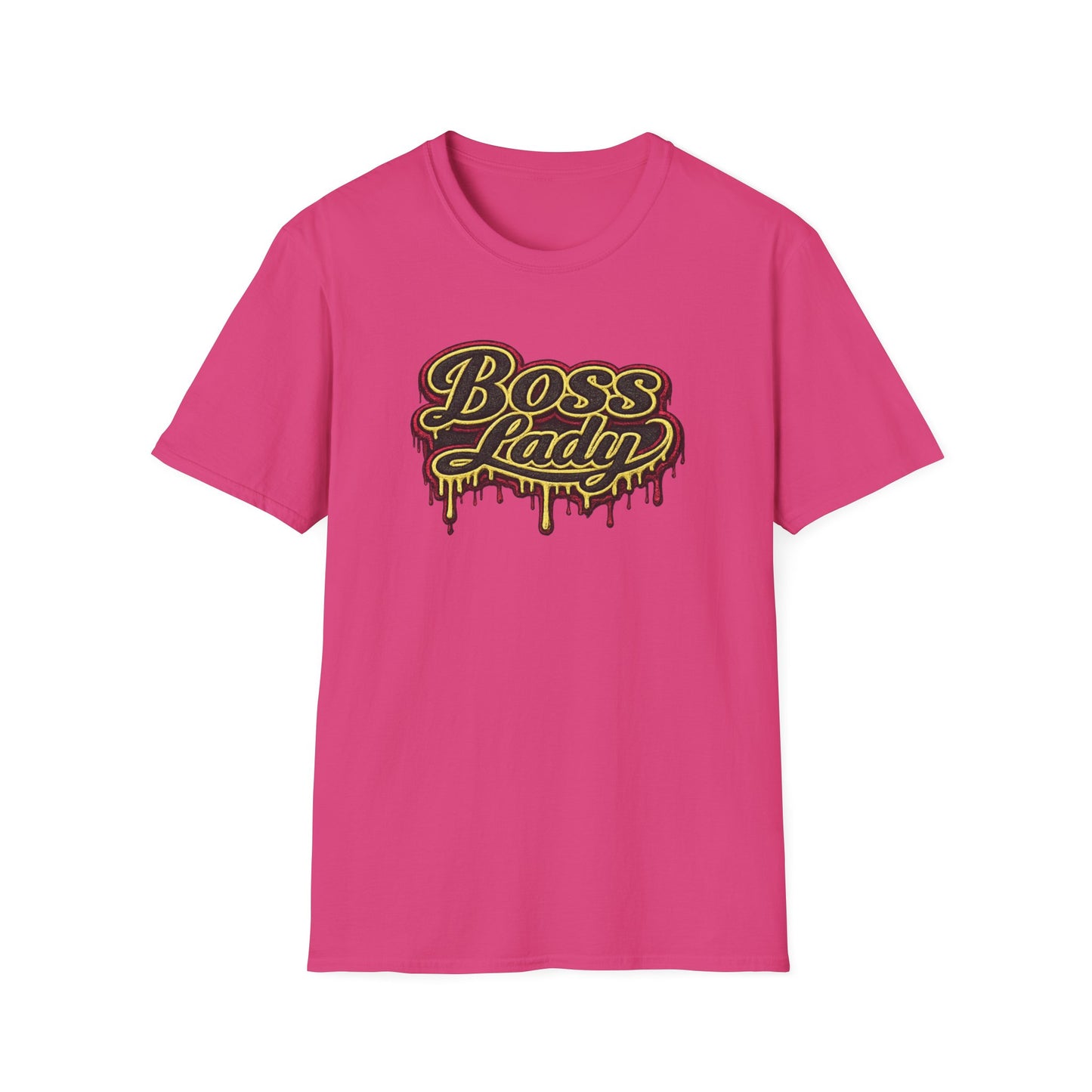 BOSS LADY-STITCHED DRIP - Unisex Soft Style T-Shirt