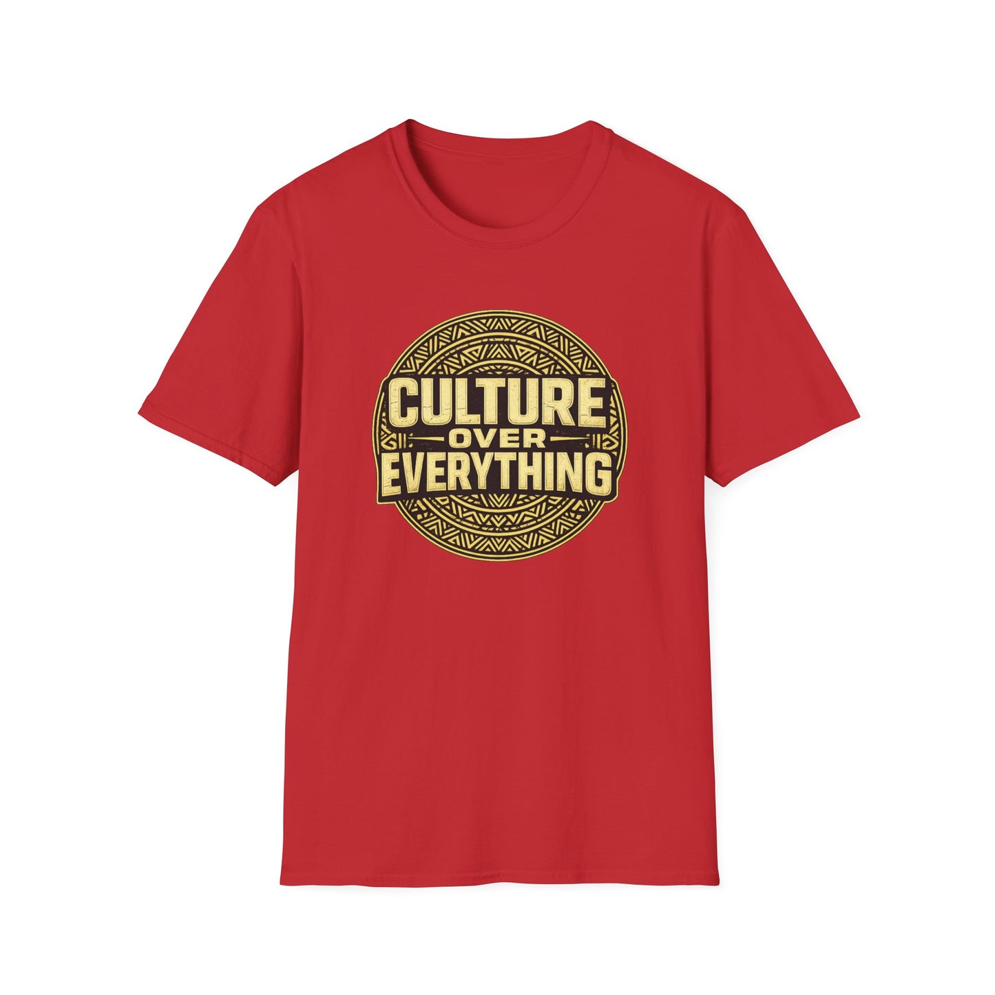 CULTURE OVER EVERYTHING - Unisex Soft Style T-Shirt