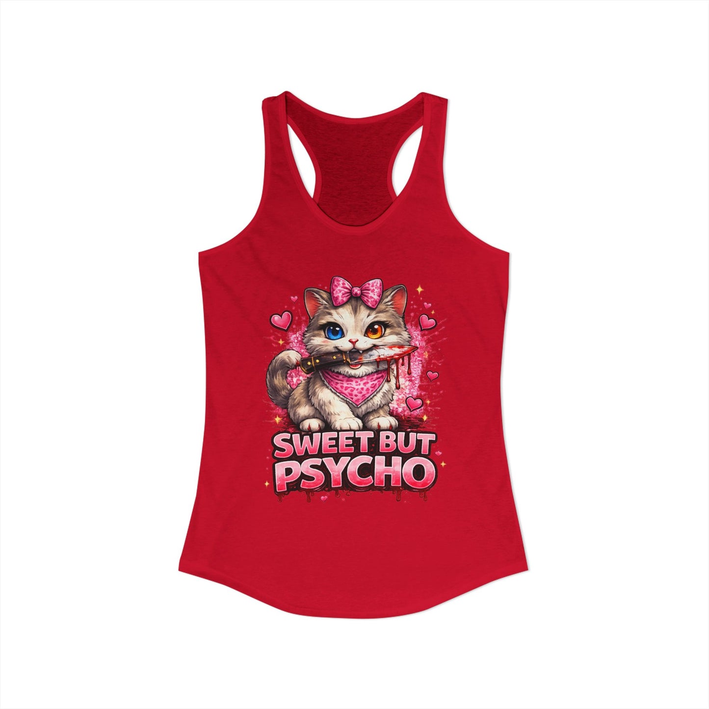 SWEET BUY PSYCHO – Women's Ideal Racerback Tank