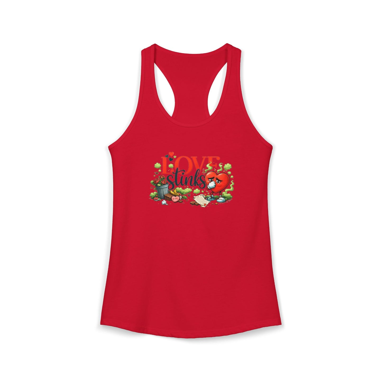 LOVE STINKS – Women's Ideal Racerback Tank