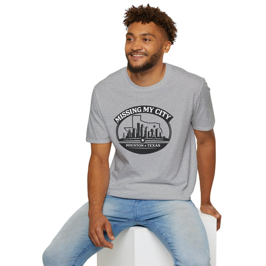 MISSING MY CITY-HOUSTON - Unisex Soft Stlye T-Shirt