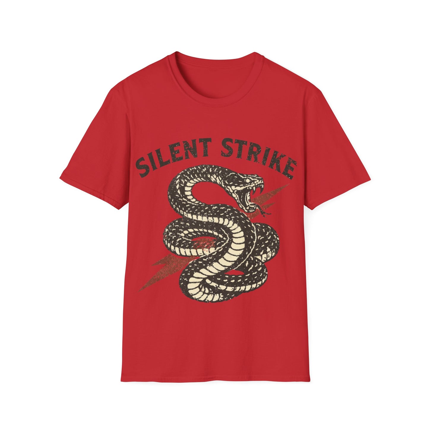 SILENT STRIKE - ((BIG PRINT)) - Unisex Soft Style T-Shirt