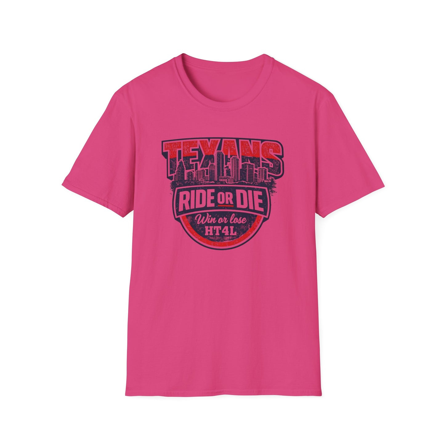 TEXANS RIDE OR DIE - Unisex Soft Style T-Shirt
