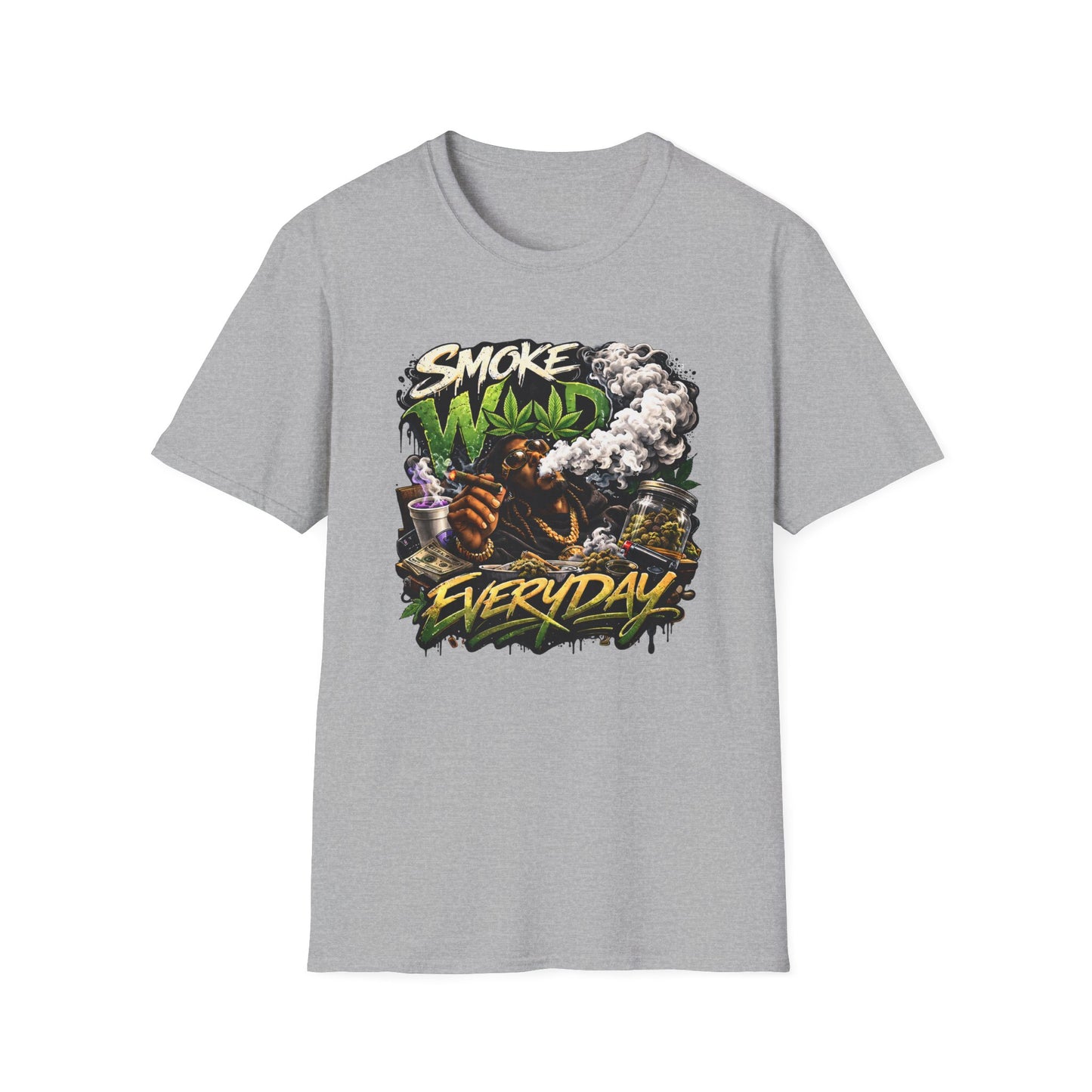 Smoke Weed Everyday T-Shirt — Graphic Cannabis Streetwear Tee