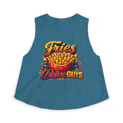 FRIES BEFORE GUYS - Women's Crop Top