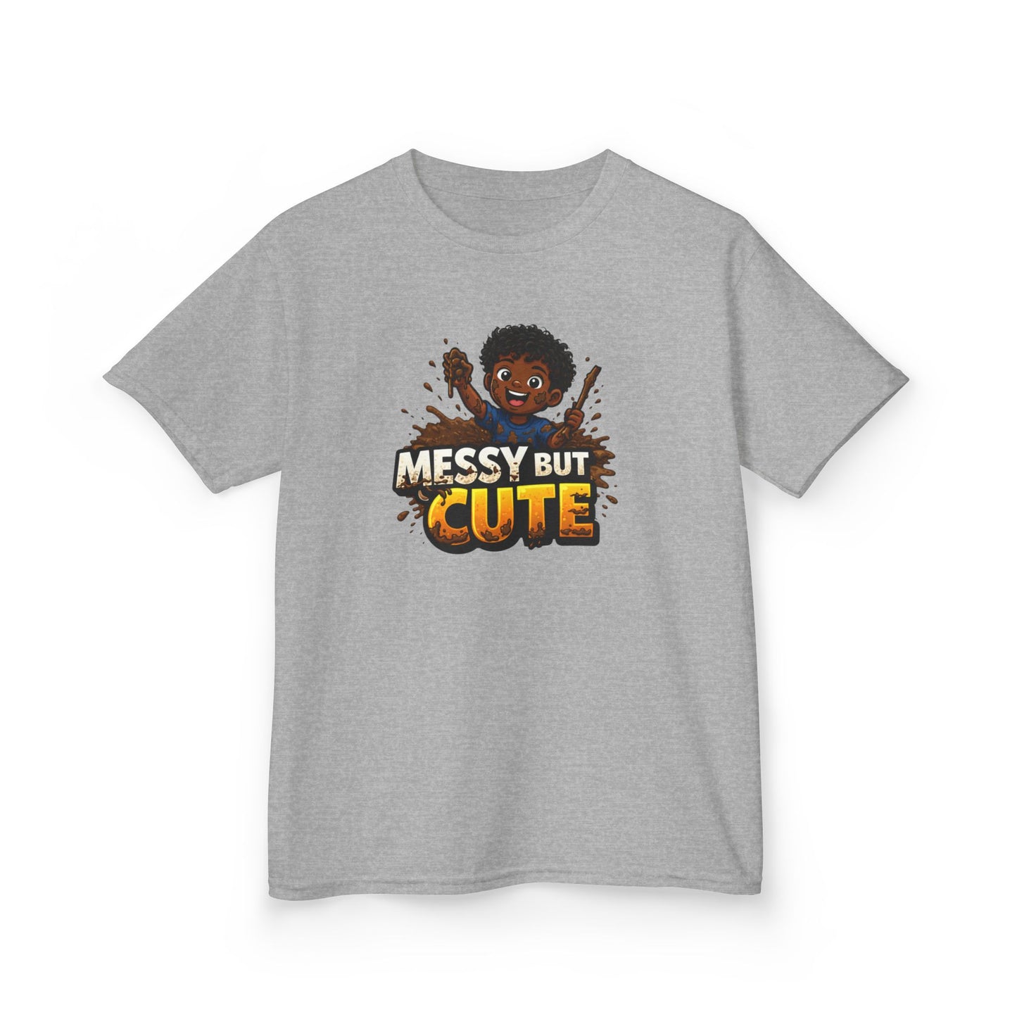 MESSY BUT CUTE - Kids Cotton Tee