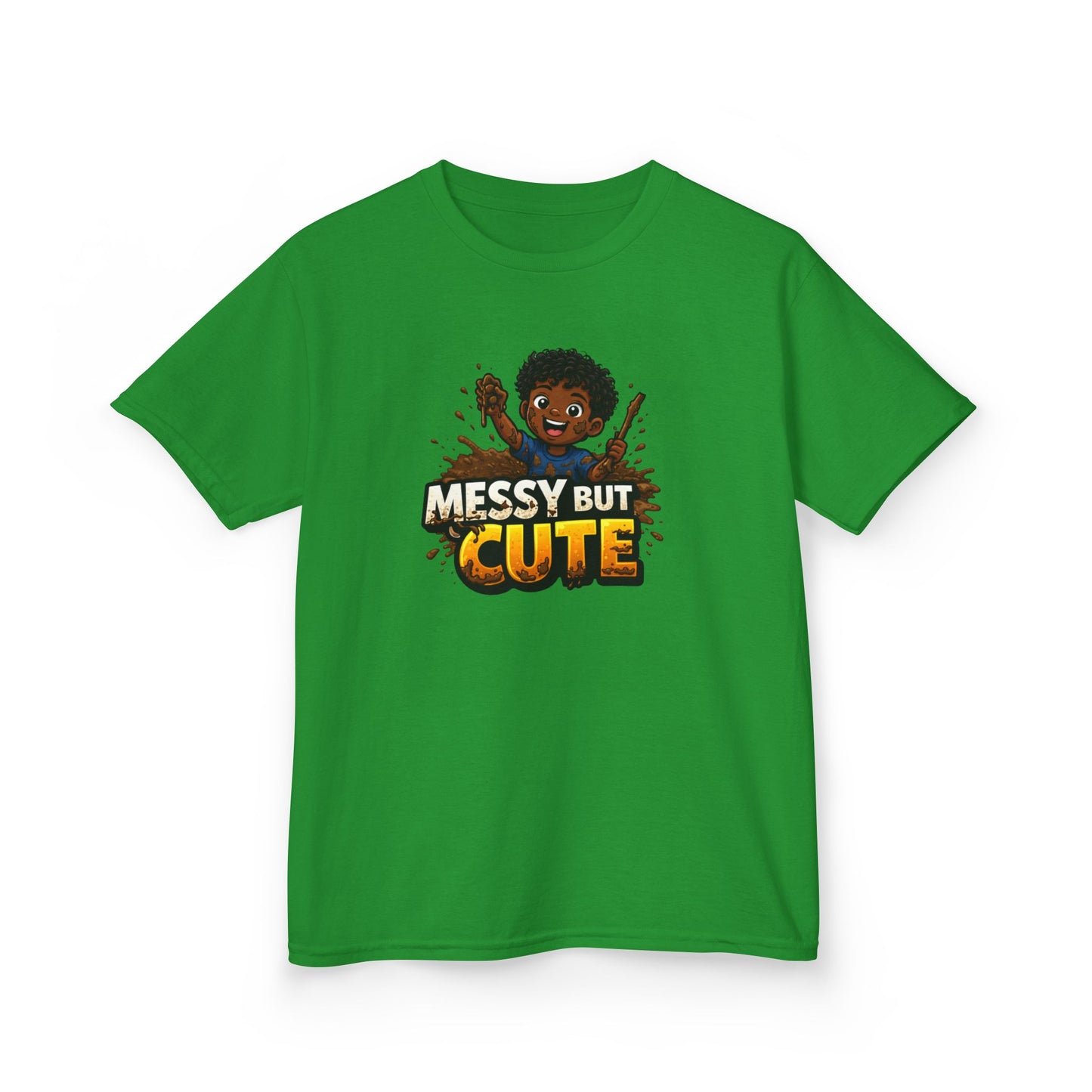 MESSY BUT CUTE - Kids Cotton Tee