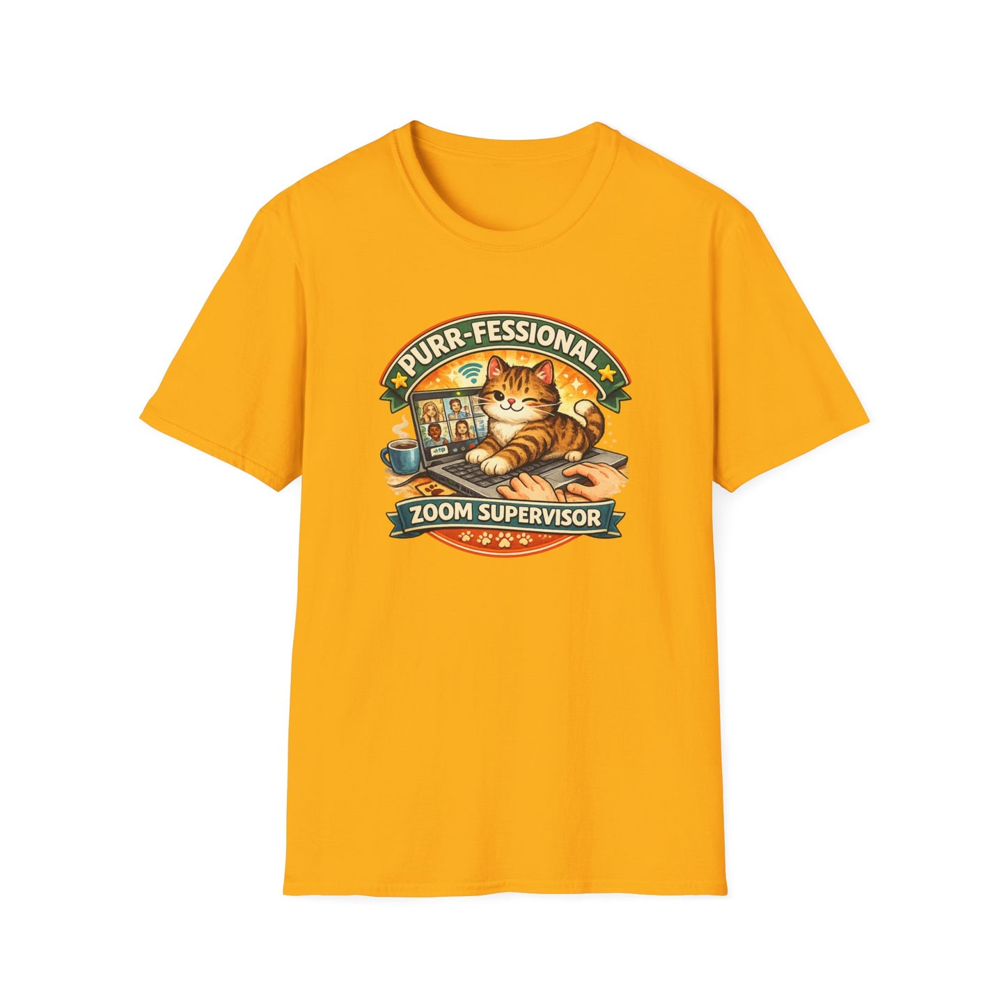 PURR-FESSIONAL ZOOM SUPERVISOR - Unisex Soft Style T-Shirt