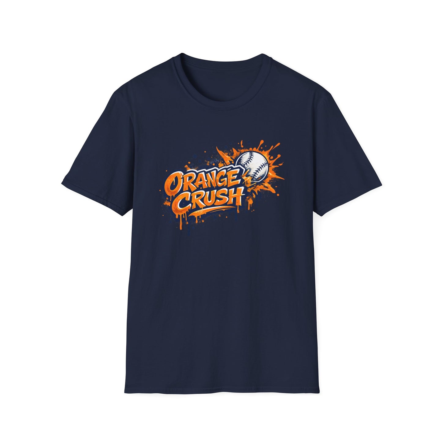 ORANGE CRUSH-GRAFFITI ART - Unisex Soft Style T-shirt