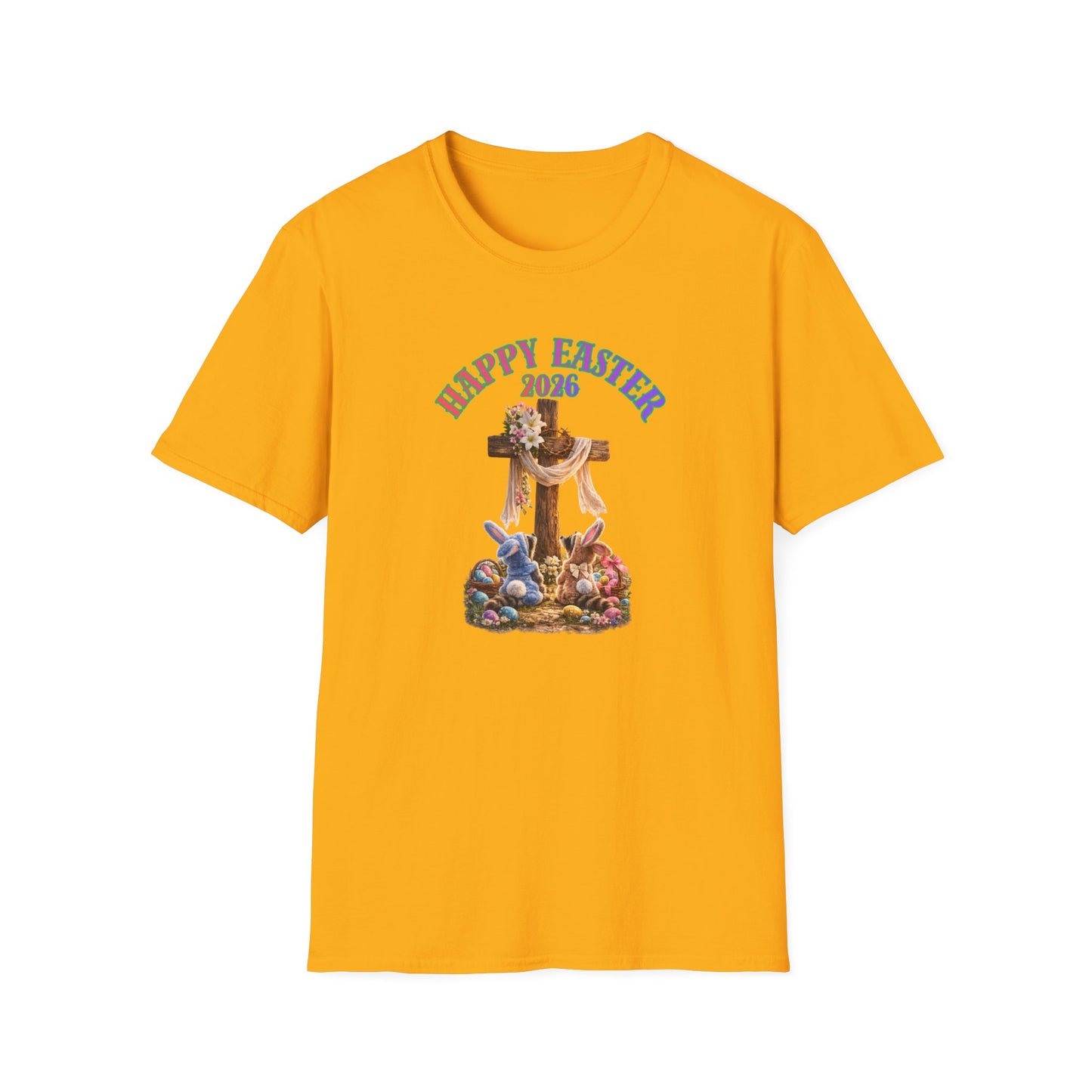 HAPPY EASTER 2026 - Unisex Soft Style T-Shirt