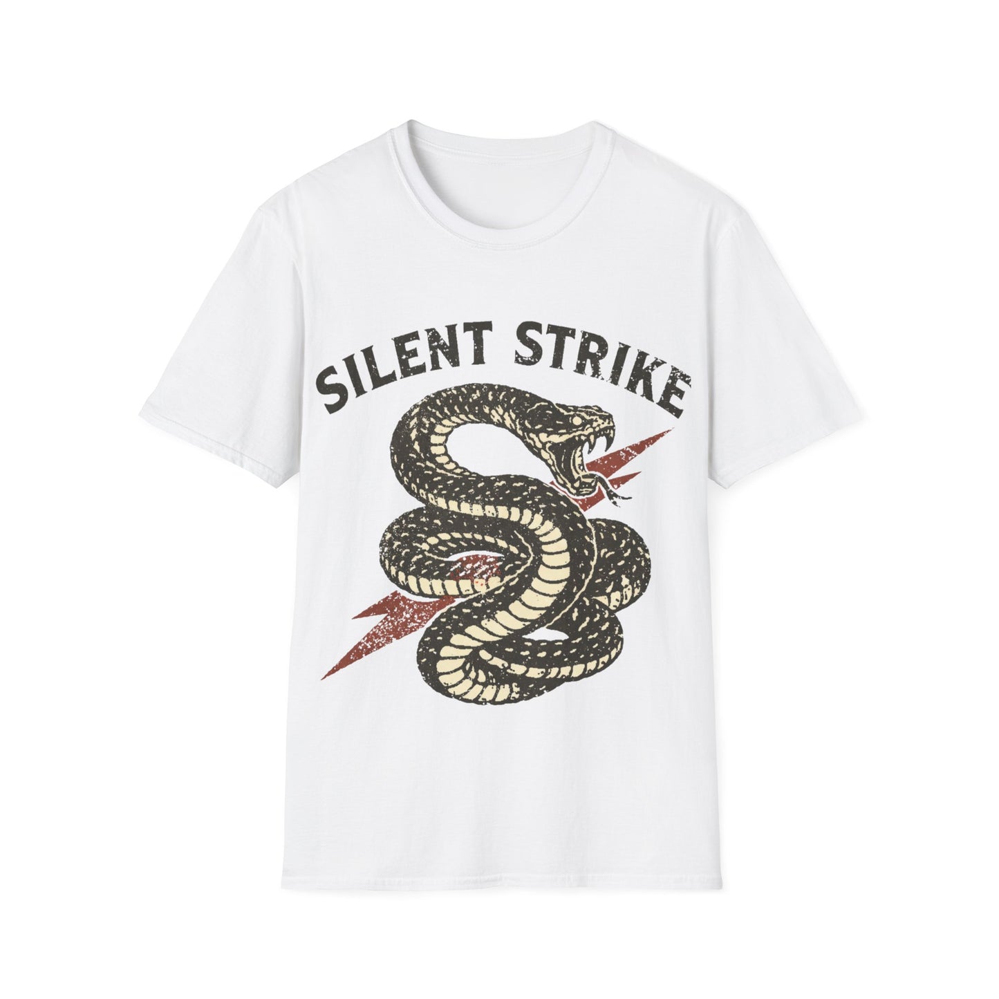SILENT STRIKE - ((BIG PRINT)) - Unisex Soft Style T-Shirt