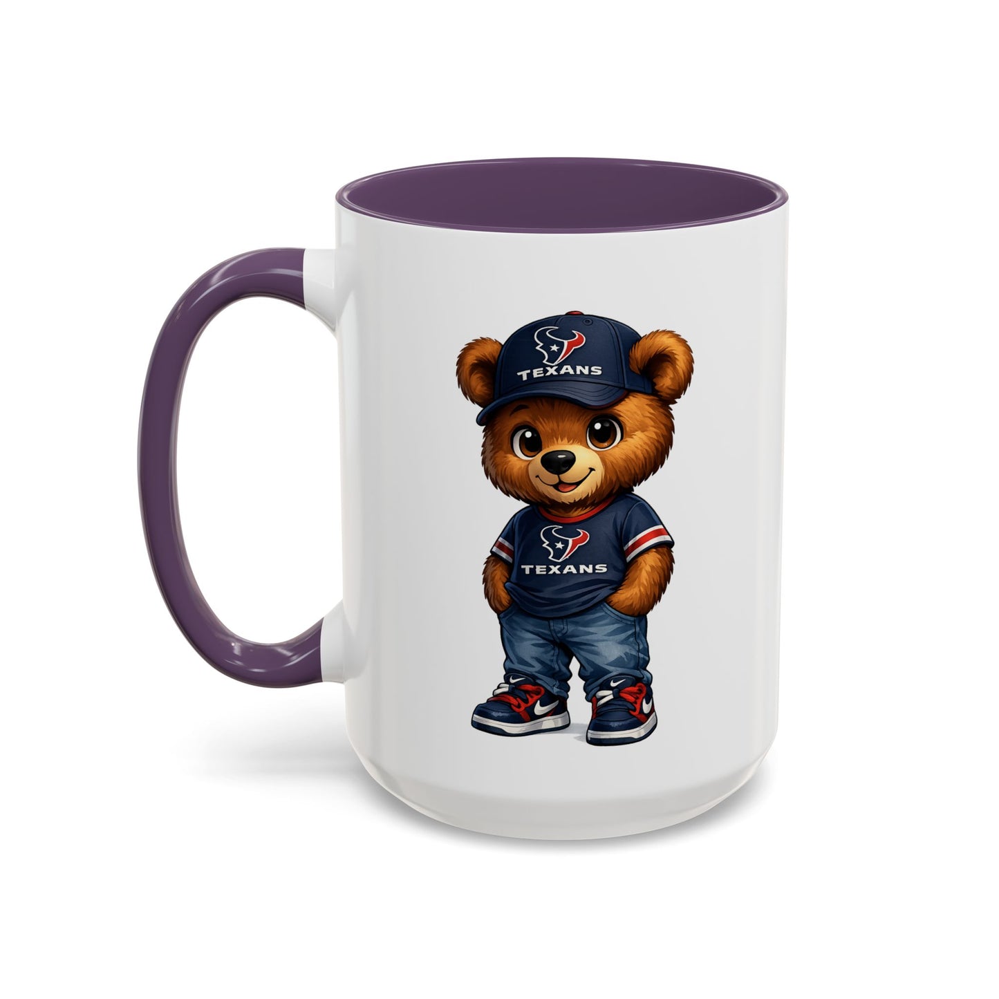 BERRY - REPPIN THE TEXANS - Accent Coffee Mug (11, 15oz)