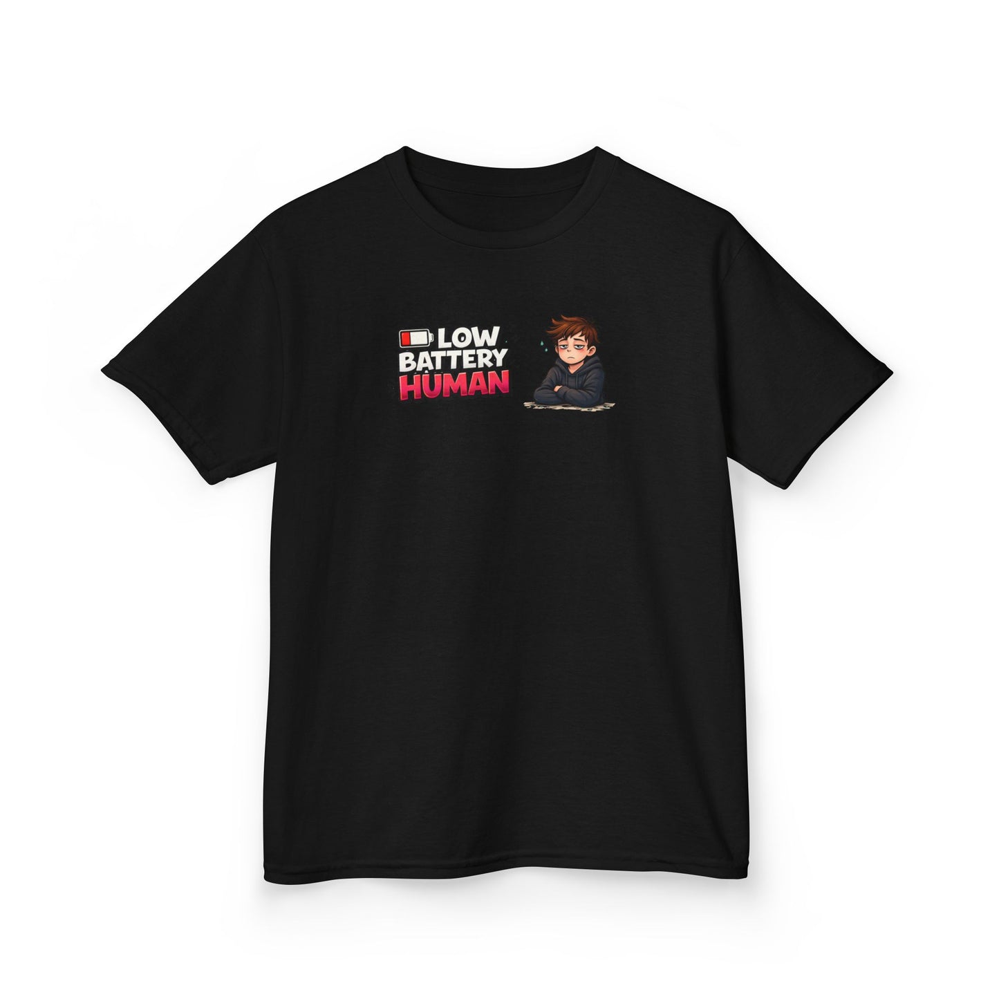 LOW BATTERY HUMAN - Kids Cotton™ Tee