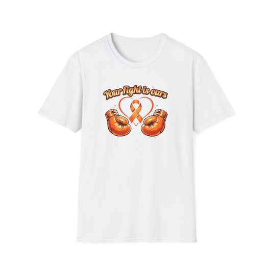 YOUR FIGHT IS OURS-ORANGE GLOVES - Unisex Soft Style T-Shirt