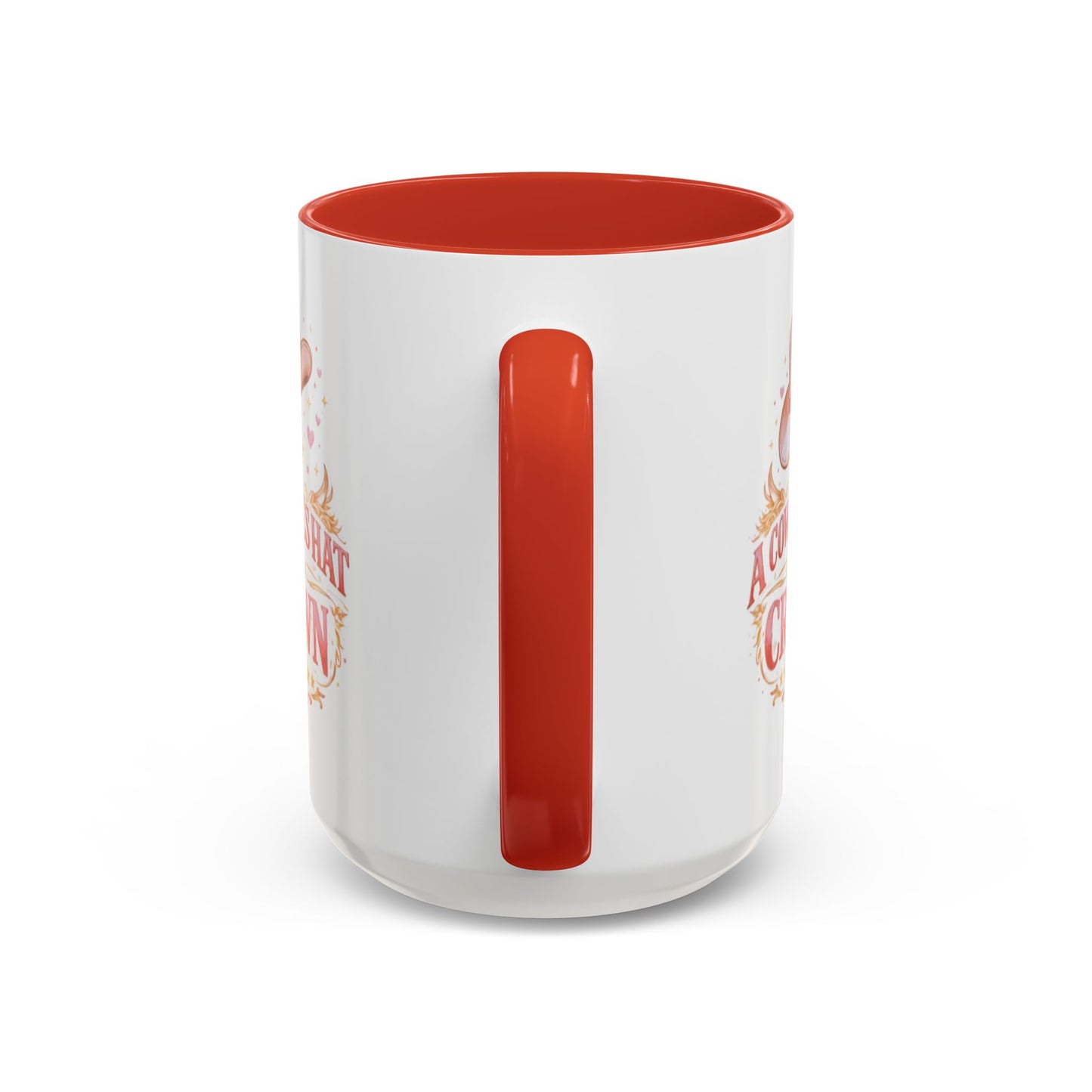A COWGIRL'S HAT IS HER CROWN - Accent Coffee Mug (11, 15oz)