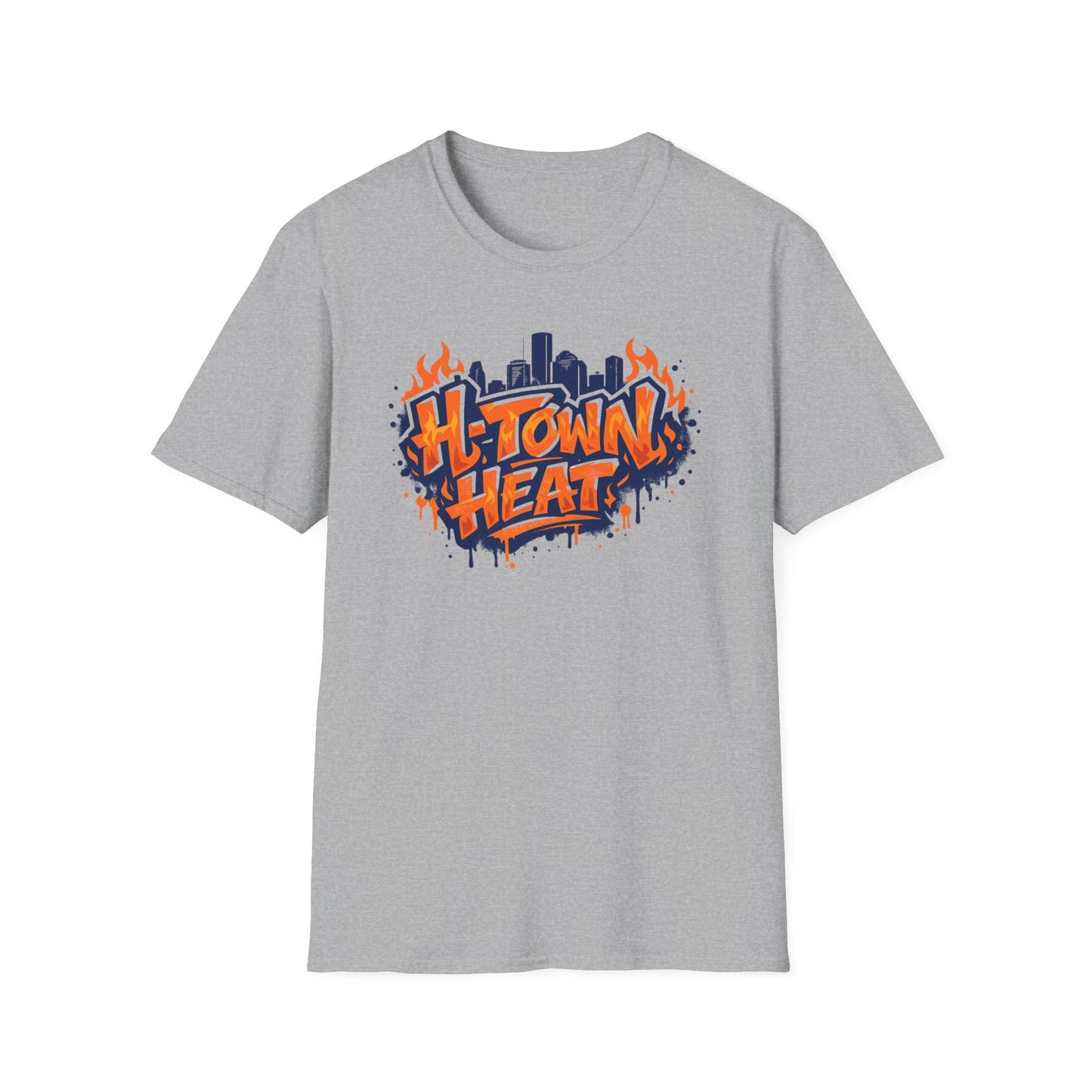 H-TOWN HEAT-GRAFFITI ART - Unisex Soft Style T-shirt