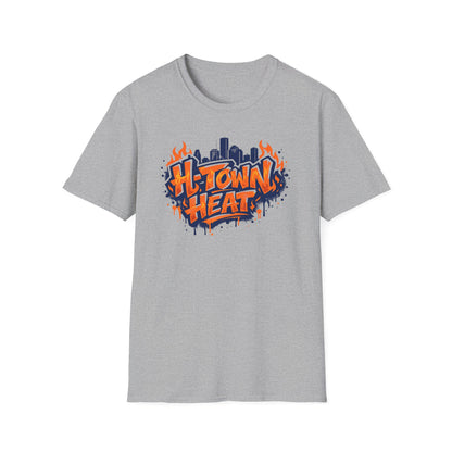 H-TOWN HEAT-GRAFFITI ART - Unisex Soft Style T-shirt