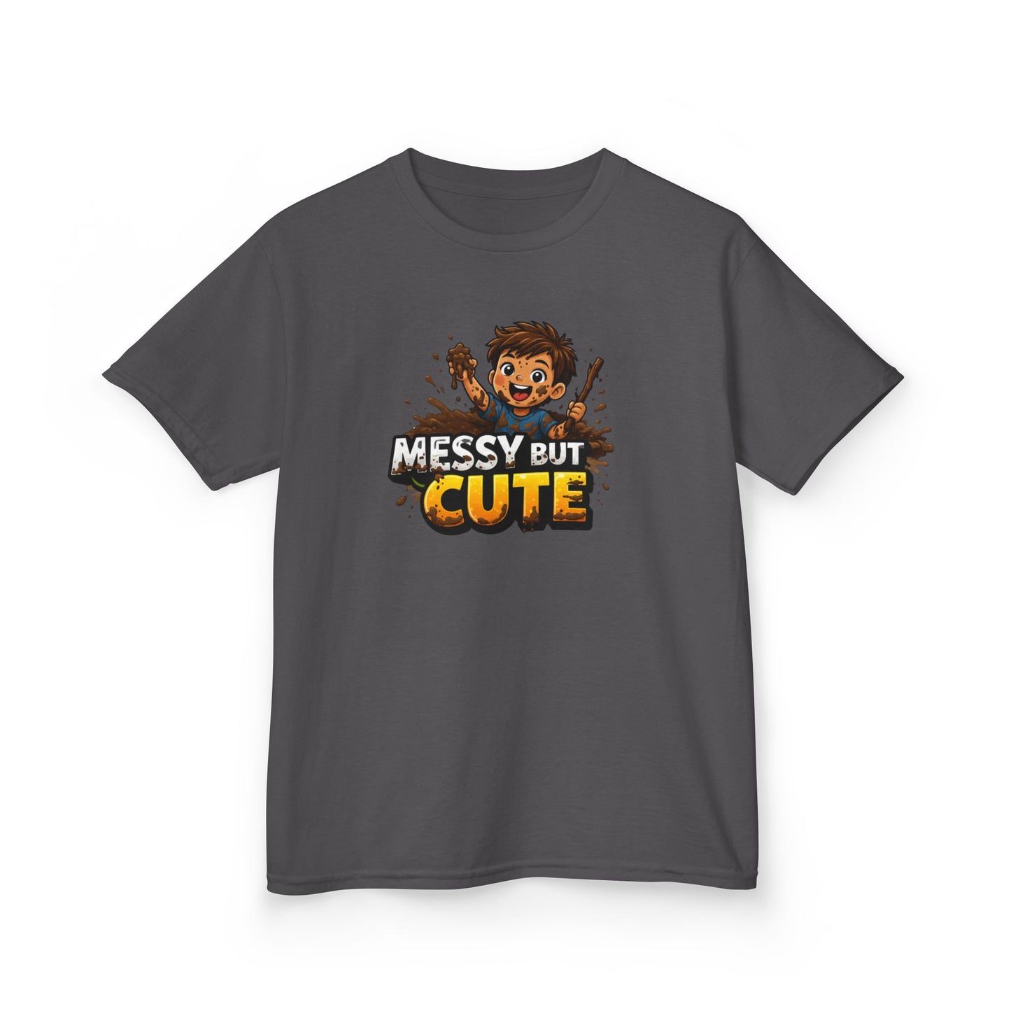 MESSY BUT CUTE - Kids Cotton™ Tee