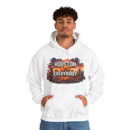 Houston vs Everybody Hoodie | H-Town Skyline Streetwear Pull-Over Hoodie