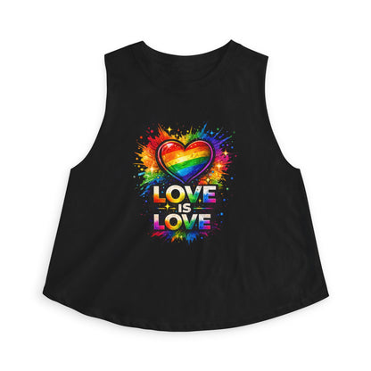 LOVE IS LOVE - Women's Crop Top