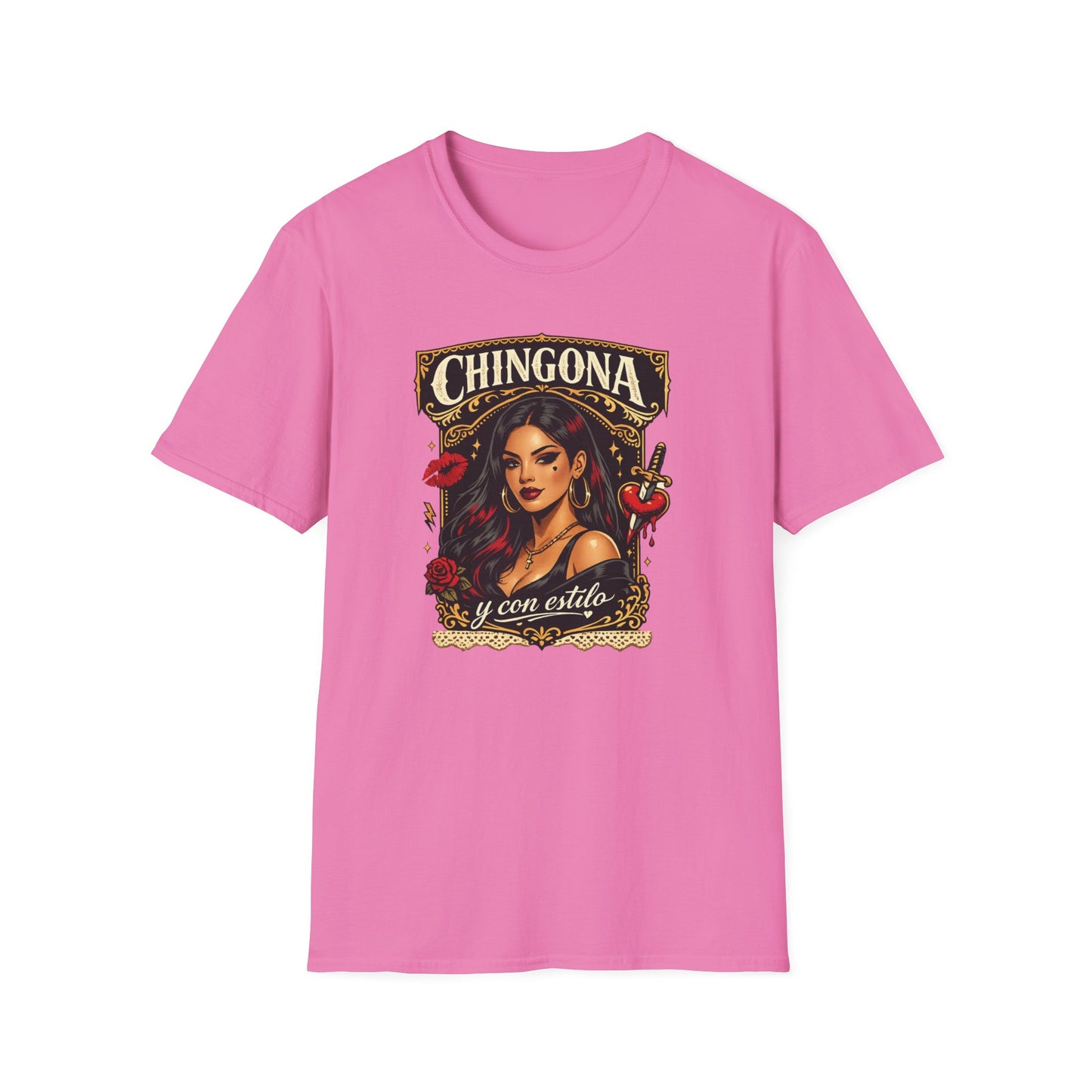 CHINGONA Y CON ESTILO - Unisex Soft Style T-Shirt