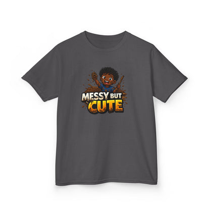 MESSY BUT CUTE - Kids Cotton Tee