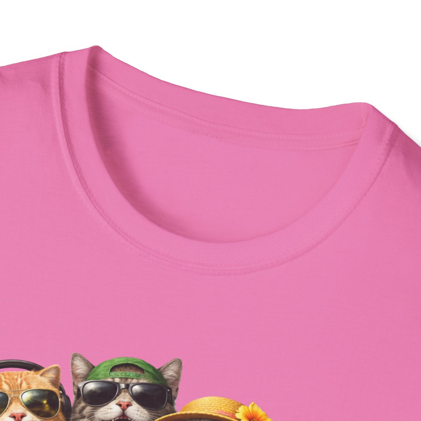 SELFIE TIME - CAT STYLE - Unisex Softstyle T-Shirt
