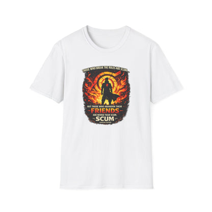 THOSE WHO BREAK THE RULES ARE SCUM - KAKASHI - Unisex Soft Style T-Shirt