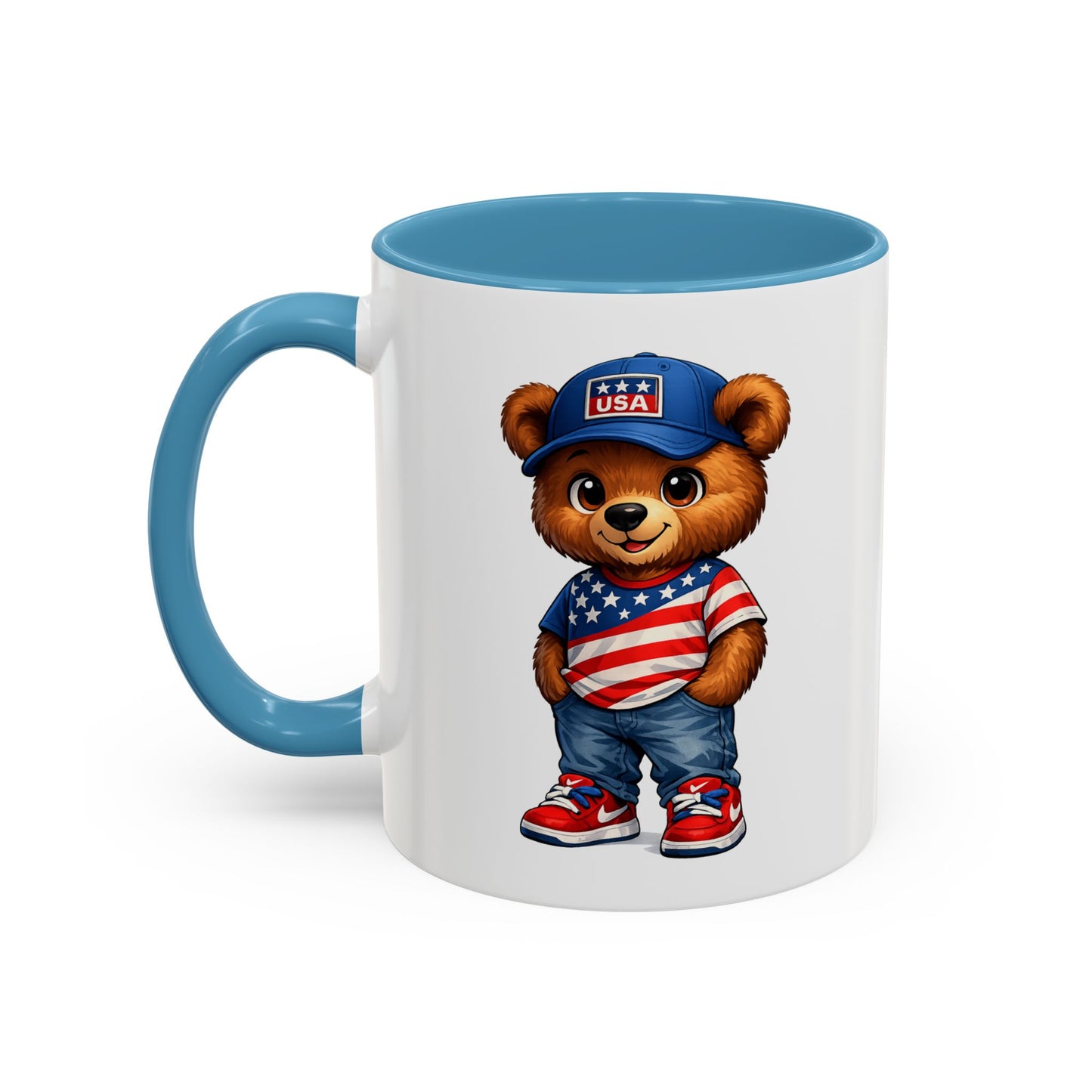 BERRY - REPPIN THE USA - Accent Coffee Mug (11, 15oz)