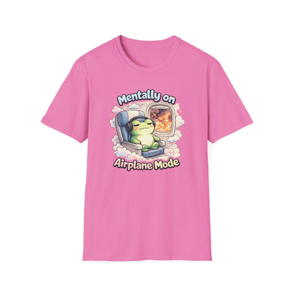 MENTALLY ON AIRPLANE MODE - Unisex Soft Style T-Shirt