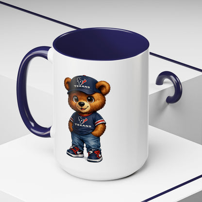 BERRY - REPPIN THE TEXANS - Accent Coffee Mug (11, 15oz)