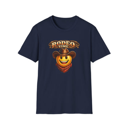 RODEO TIME EMOJI - GUY - Unisex Soft Style T-Shirt