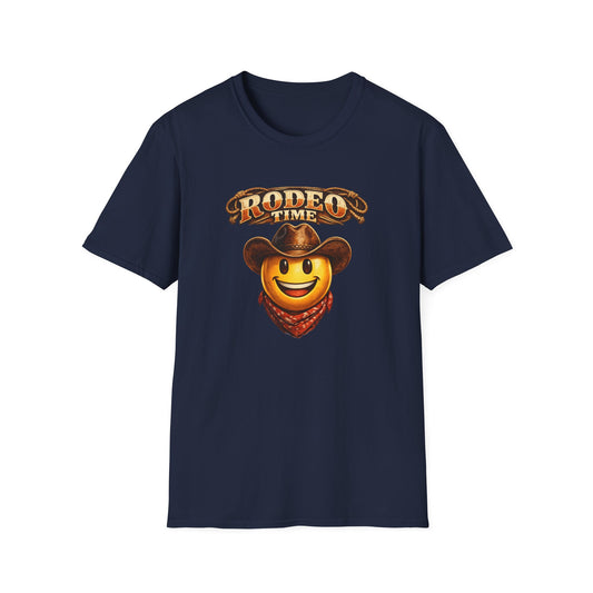 RODEO TIME EMOJI - GUY - Unisex Soft Style T-Shirt