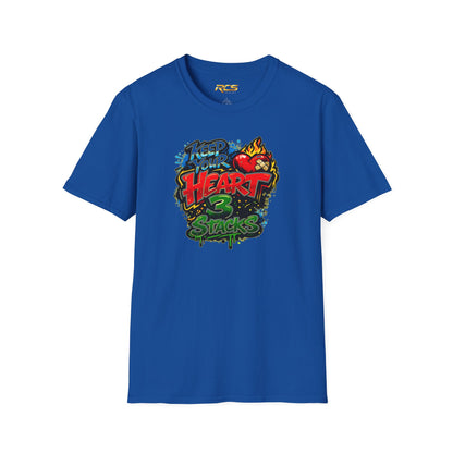KEEP YOUR HEART 3 STACKS - Unisex Soft Style T-Shirt