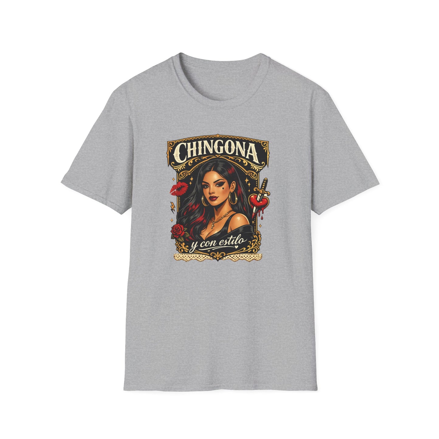 CHINGONA Y CON ESTILO - Unisex Soft Style T-Shirt