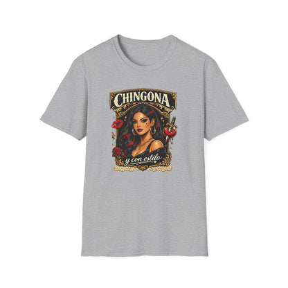 CHINGONA Y CON ESTILO - Unisex Soft Style T-Shirt