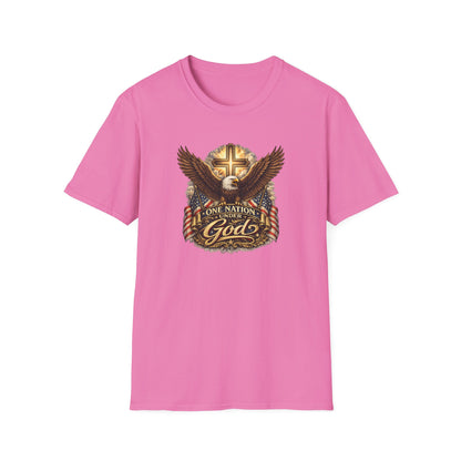 ONE NATION UNDER GOD - Unisex Softstyle T-Shirt