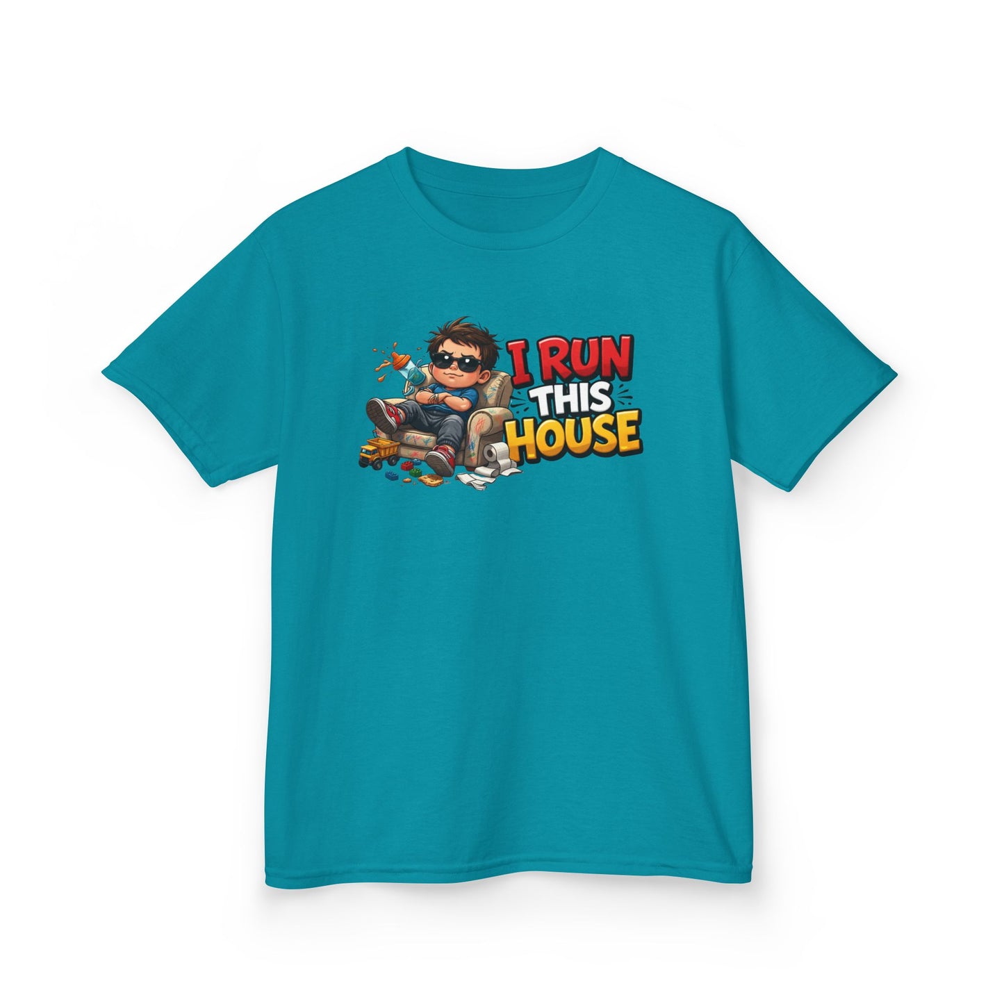 I RUN THIS HOUSE - Kid's Cotton Tee