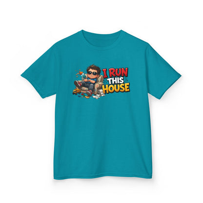 I RUN THIS HOUSE - Kid's Cotton Tee