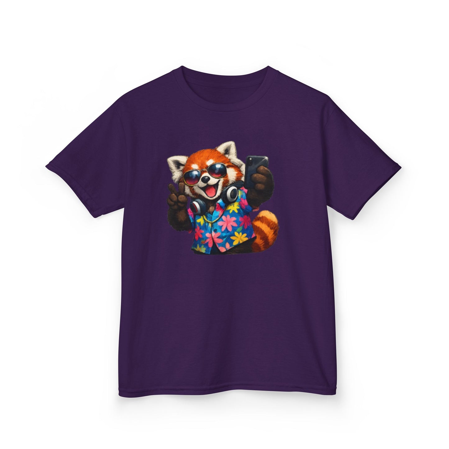 SELFIE TIME - RED PANDA STYLE - Kids Cotton™ Tee